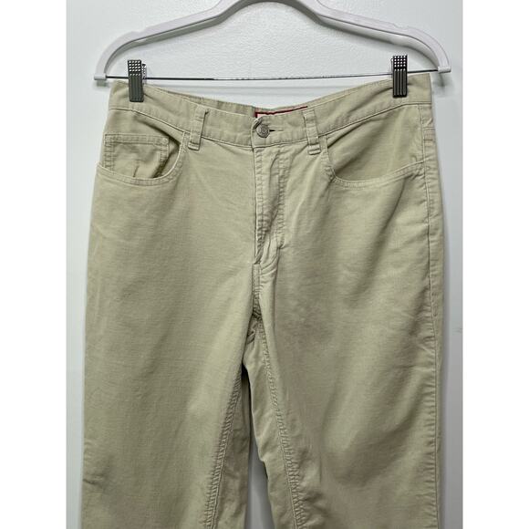 Y2K Vintage Old Navy Mid Rise Straight Leg Corduroy Jeans 100% Cotton Beige 8 - Picture 3 of 10